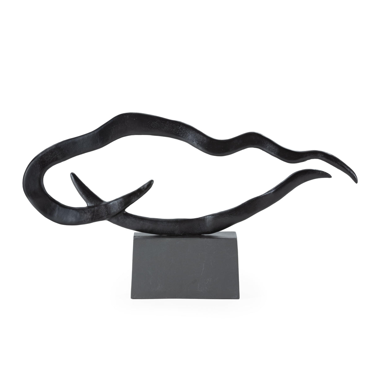 ESCULTURA 118X13X65 METAL BRONCE NEGRUZCO/PLOMO ENVEJECIDO