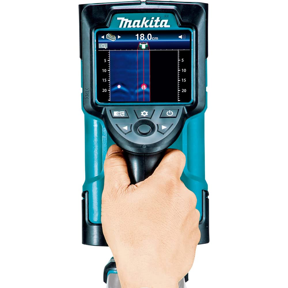 Makita DWD181ZJ DWD181ZJ-Escáner de Pared 18V LXT, 18 V, Negro