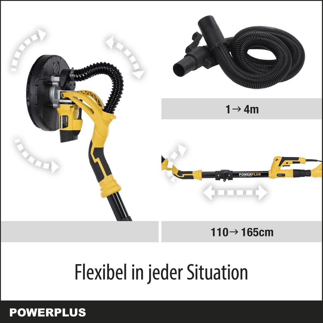 PowerPlus POWX0477 - Amoladora Para Paredes Y Techos 710W Combi