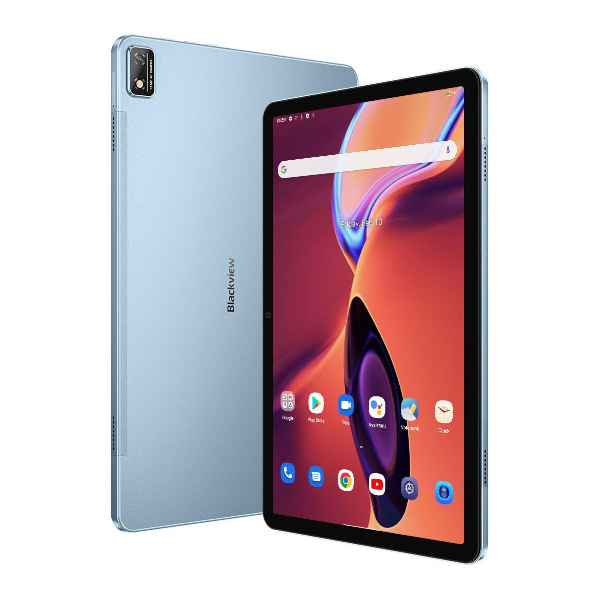Blackview Tab 16 (Dual Sim - Android 12-11'' - 4G/LTE - 256 GB, 8 GB RAM) Azul