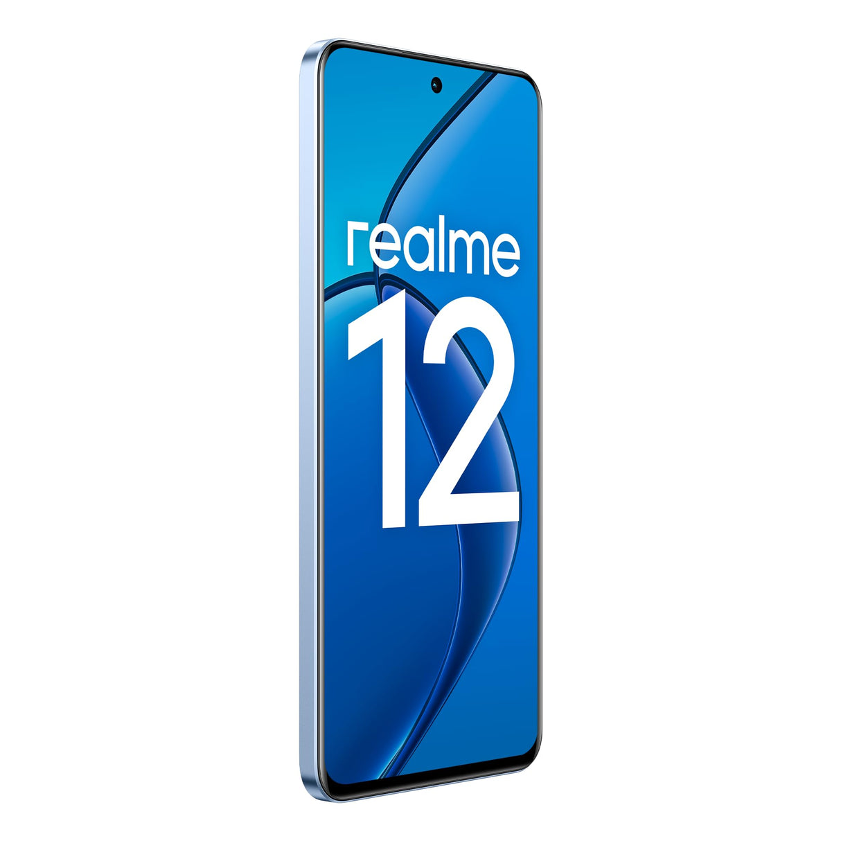 realme Teléfono Móvil 12 4G 8+256 GB,Procesador Qualcomm Snapdragon 685,Pantalla AMOLED ultrafluida de 120 Hz, Sony LYT-600 OIS Portrait Camera,Gran batería de 5000 mAh,Azul,sin Adaptador