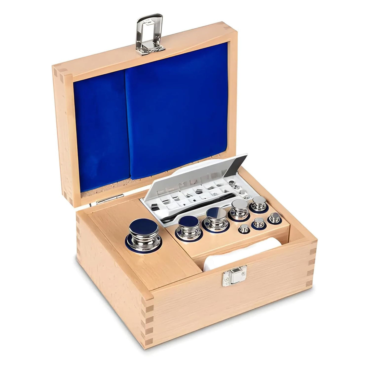 Core - 323 - F1 juego de peso 1 MG - 500 g acero inoxidable, en caja de madera - 323 03-05