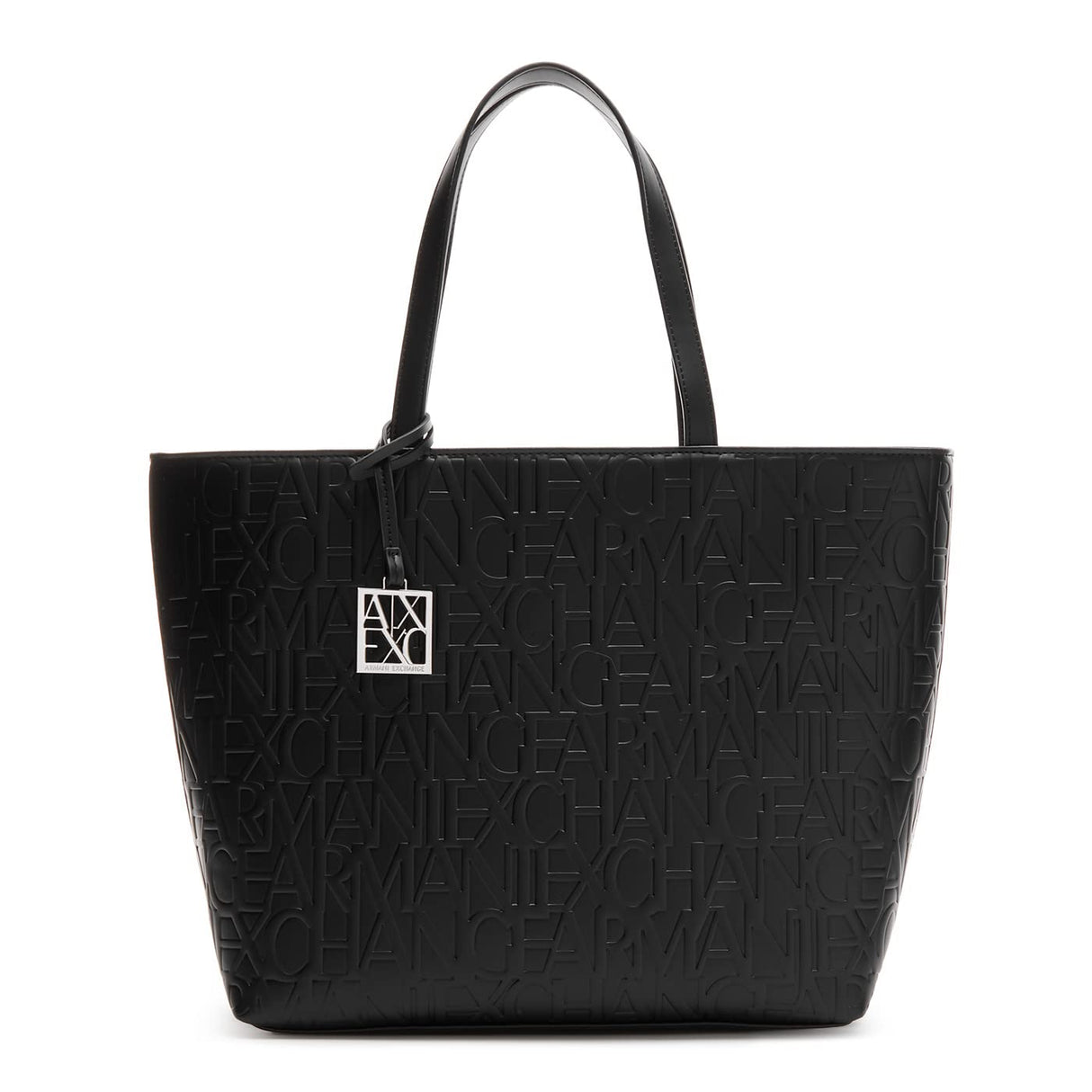 Armani Exchange Liz - Open Medium Shopping, Bolsos para Mujer, Negro (Black), Talla única