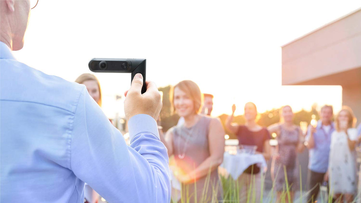 KANDAO QooCam en cámara de Bolsillo de Mano con Lente de Ojo de pez Cámara Digital para Exteriores Cámara de acción Deportiva, Video de Vlogs y grabación