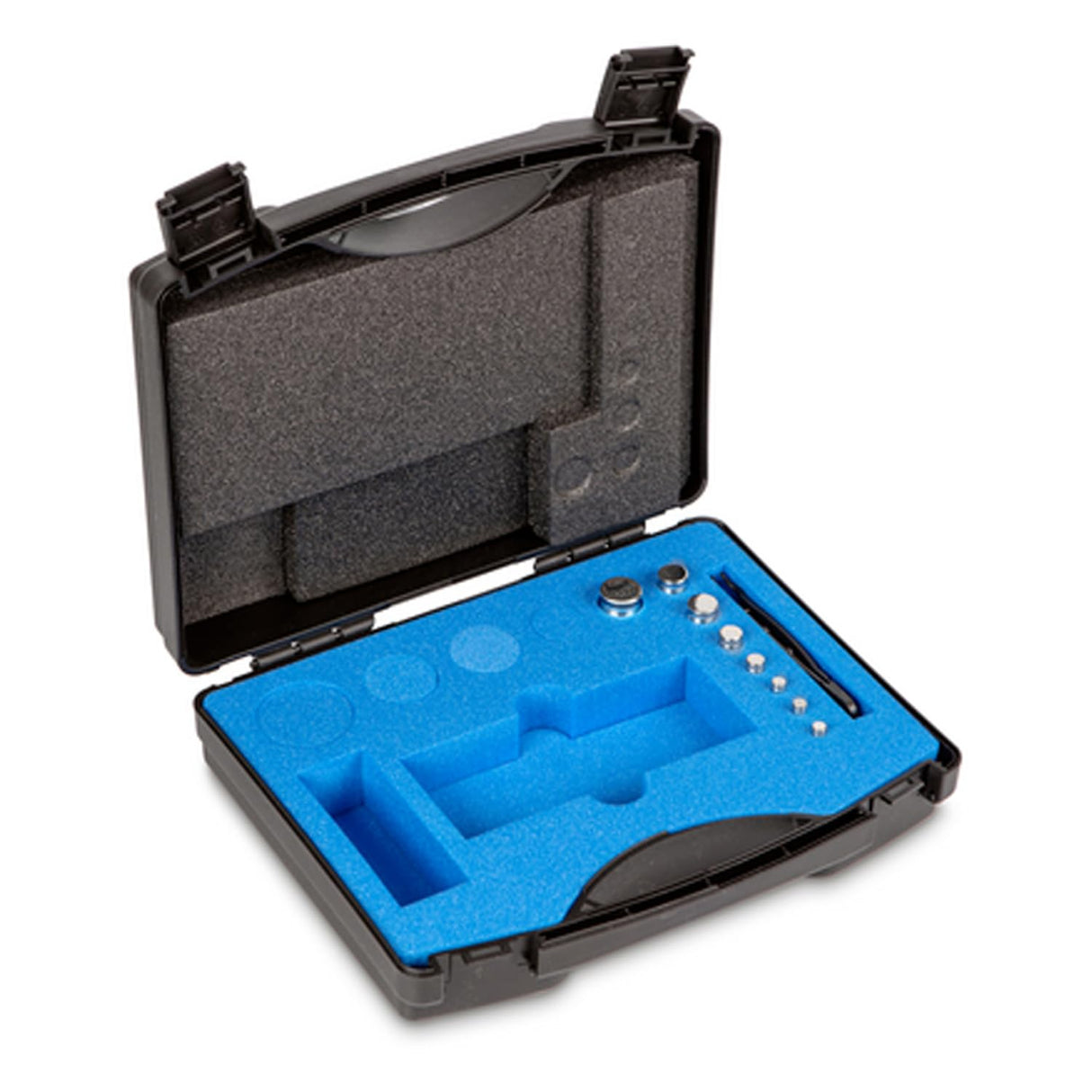 Núcleo – 312 – 024 – E2 Peso Juego de forma compacta, 1 g – 50 g, Acero inoxidable, en maletín de plástico – 312 – 024