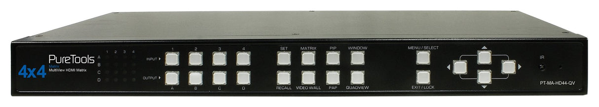PureTools MA-HD44-QV Matriz QuadView 4x4 HDMI