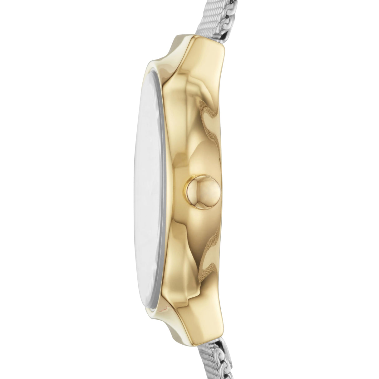 Skagen Freja reloj para mujer, movimiento de cuarzo con correa de acero o piel, Tono plateado y tono dorado, 26MM
