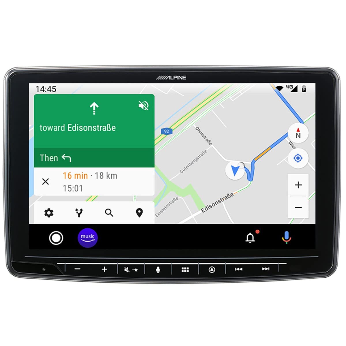 Alpine Navegador Multimedia INE-F904D Pantalla 9"