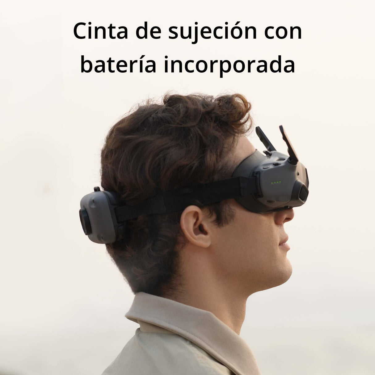 DJI Goggles Integra - Gafas FPV Ligeras y portátiles, diseño Integrado, Pantallas Micro-OLED, transmisión de vídeo DJI O3+, HD con Baja latencia, Compatible con DJI Avata y Mucho más