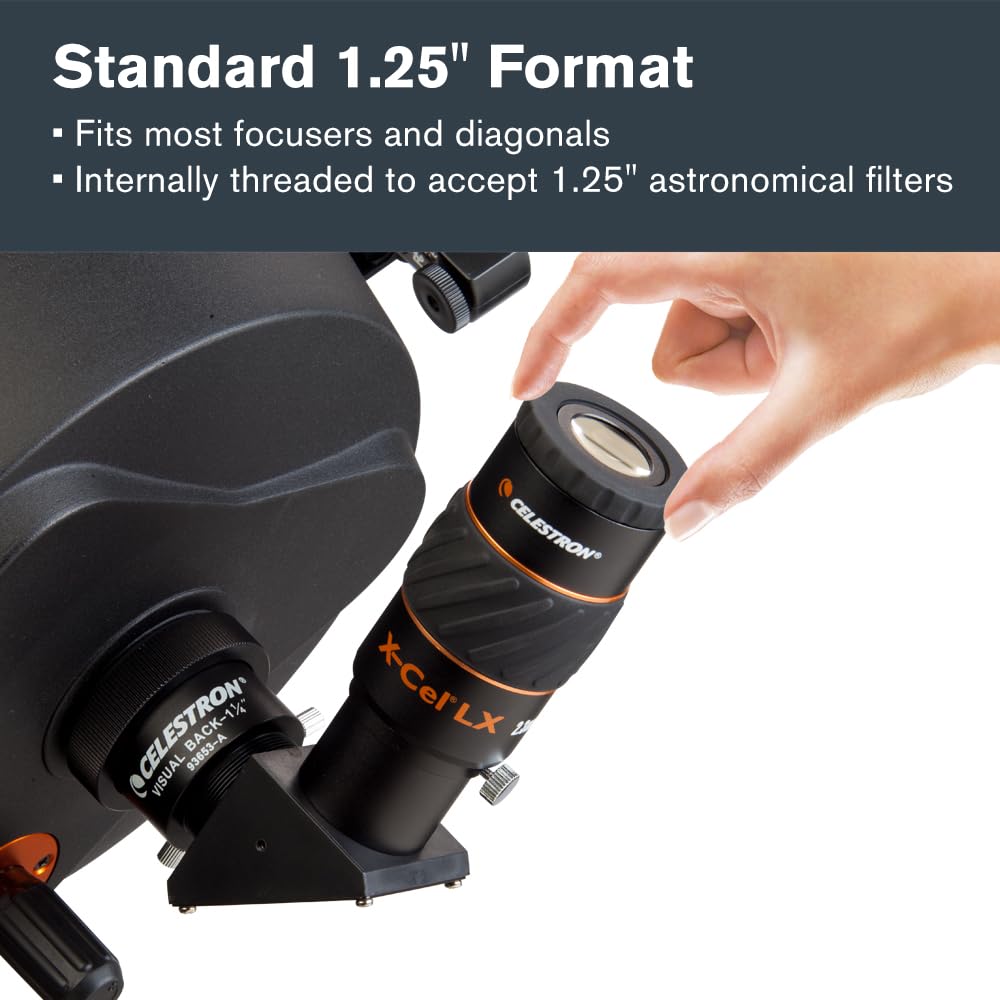 Celestron 93420 X-Cel LX Series: ocular de 1,25'', 2,3 mm