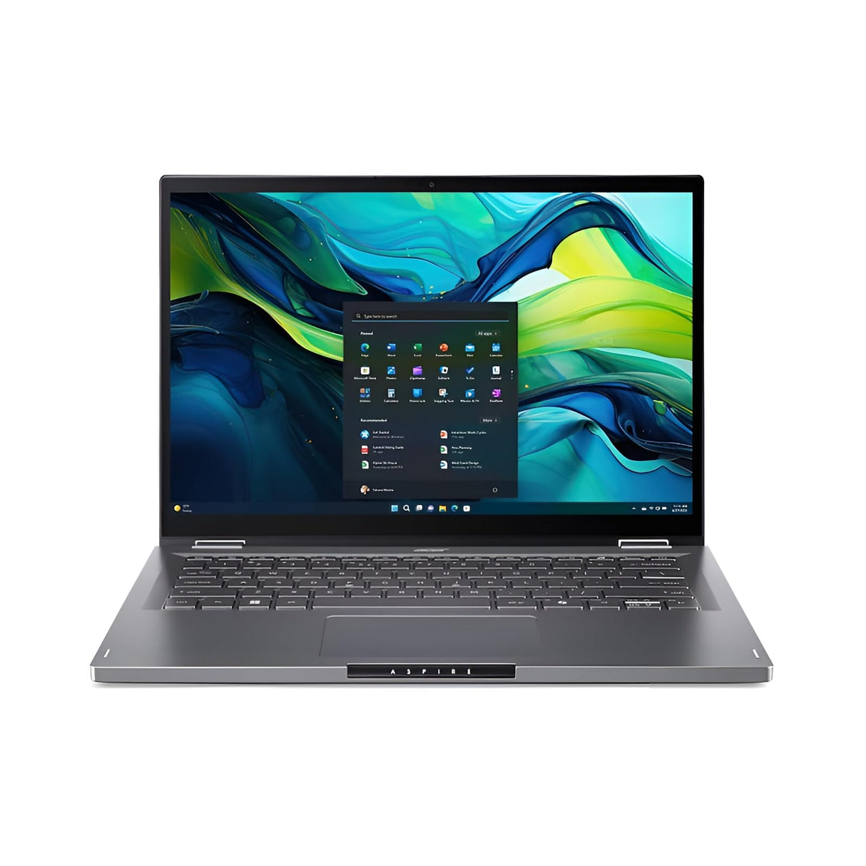 Acer Aspire Spin 14 ASP14-52MTN-58CR, Ordenador Portátil Convertible 14" WUXGA LCD Táctil (Intel Core Ultra 5 115U, 16 GB RAM, 512 GB SSD, Intel Graphics, Windows 11 Home), Gris, QWERTY Español