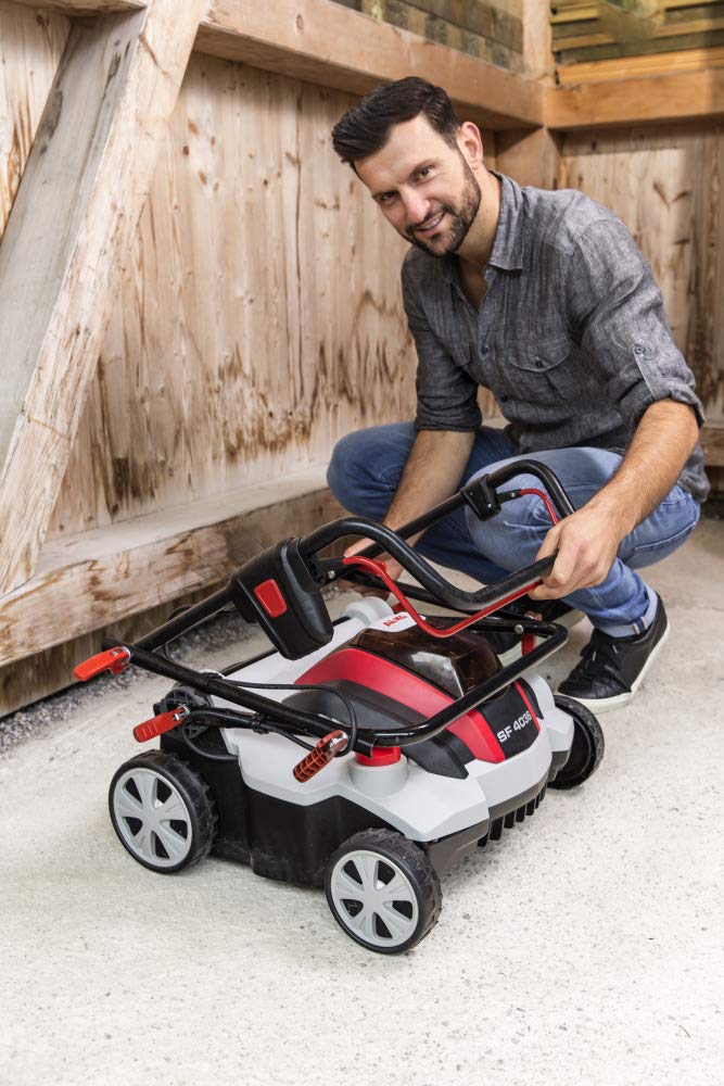 AL-KO Escarificador de batería SF 4036 Energy Flex (batería de ion de litio de 40 V/4 Ah, 36 cm de ancho de trabajo, rodillo escarificador con 12 cuchillas, para superficies de césped de hasta 250 m²)