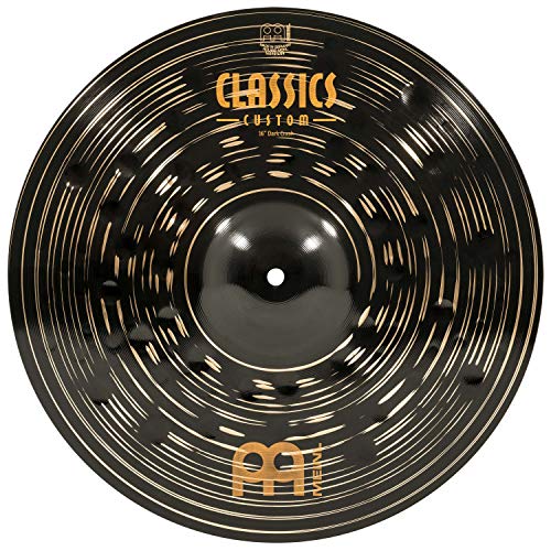 Meinl Cymbals Classics Custom Dark Cymbal Set - Juego de Platillos de Batería con Plato Hihat de 14 pulgadas, 16 Crash y 20 Ride - Bronce B12, Acabado Oscuro (CC141620)