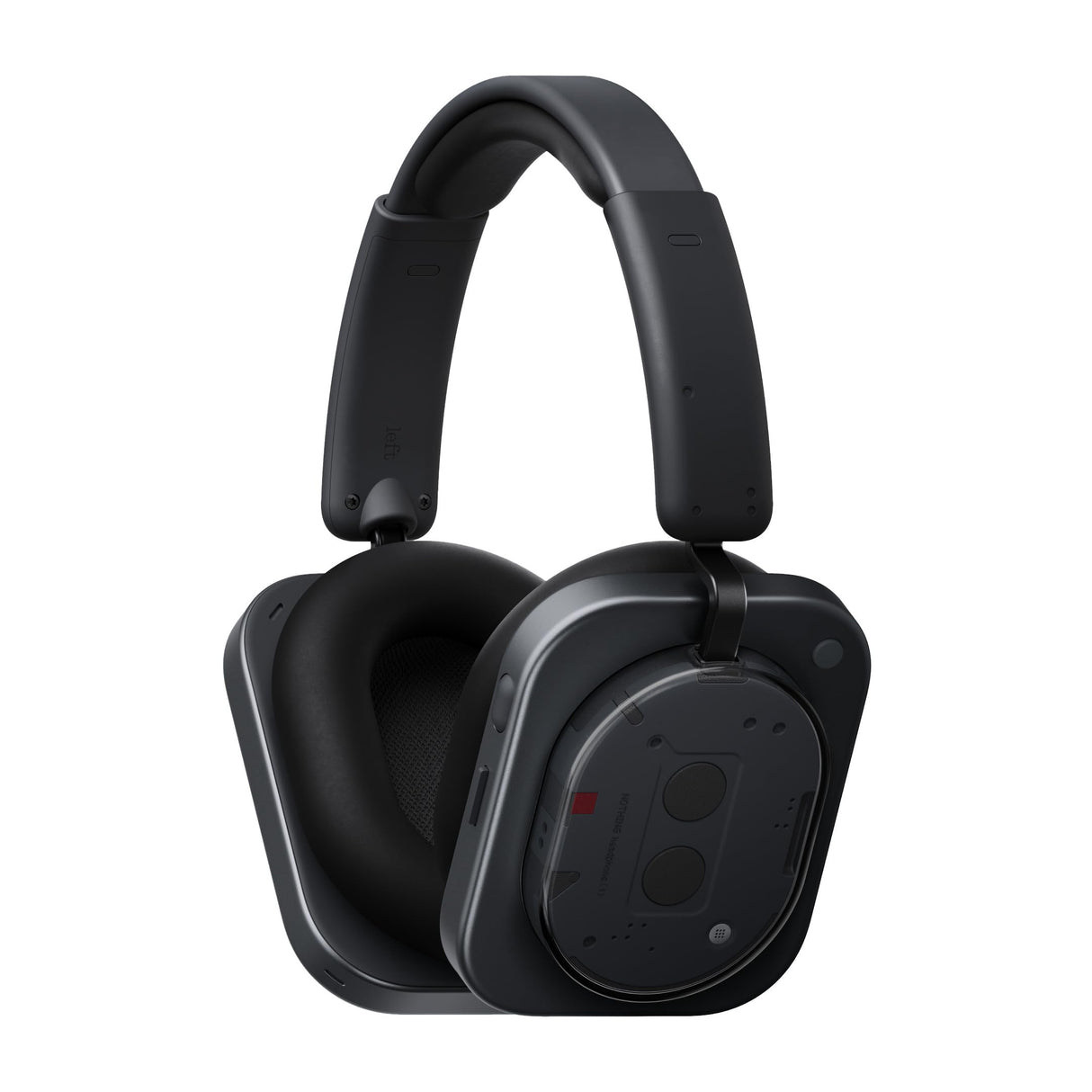 Nothing Headphone (1) Auriculares de Diadema iInalámbricos con Cancelación Activa de Ruido, hasta 80h de Batería, Hi-Res, Audio Espacial, Resistentes al Agua – Negro