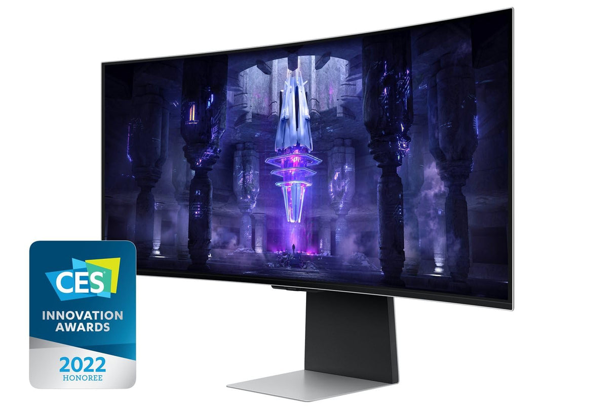 SAMSUNG LS34BG850SUXEN Monitor Gaming Curvo OLED Odyssey G8 de 34 Pulgadas, QHD Ultra Wide 1440p, 21:9