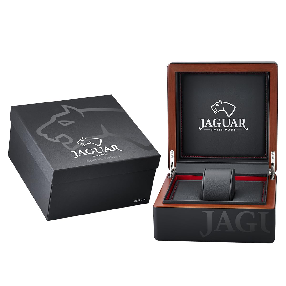 JAGUAR Reloj Hombre J988/1 Executive Caja de Acero Inoxidable 316l Verde Correa de Acero Inoxidable 316l Verde