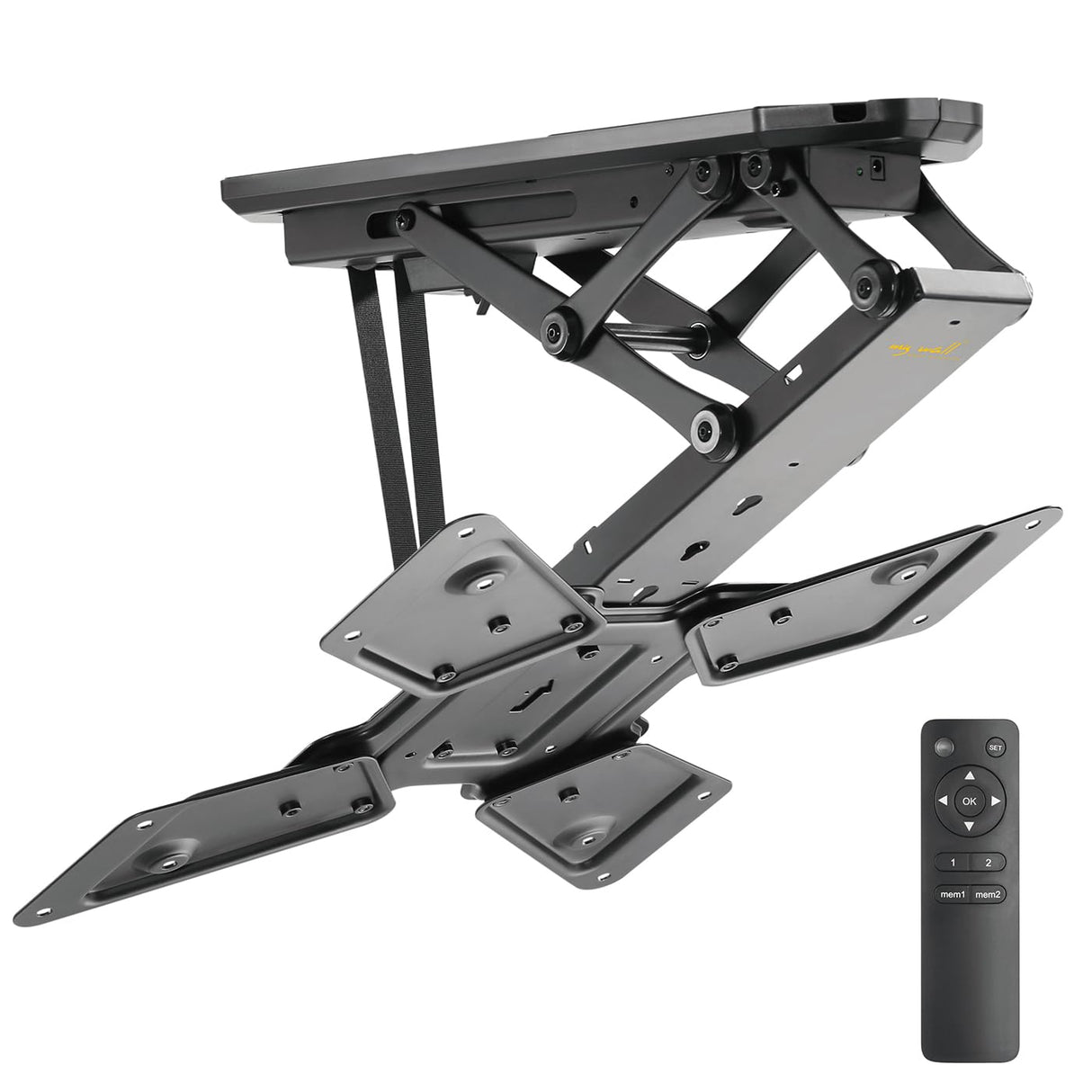 My Wall HL 40 ML Soporte de Techo para TV motorizado, inclinable, con Mando a Distancia