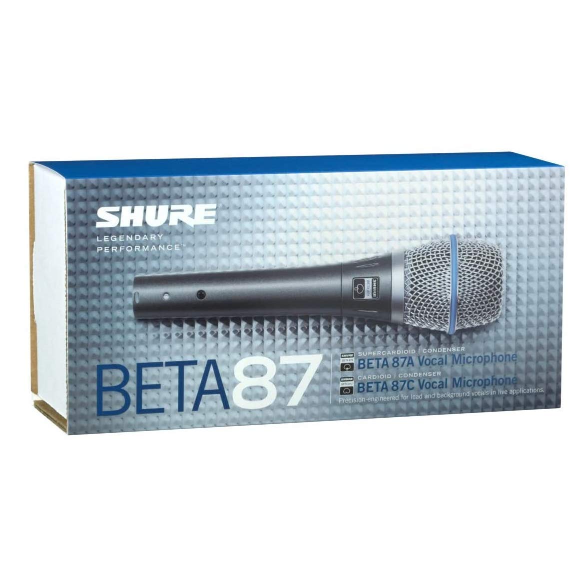 Shure BETA 87A - Micrófono condensador supercardioide para aplicaciones de voz con calidad de estudio