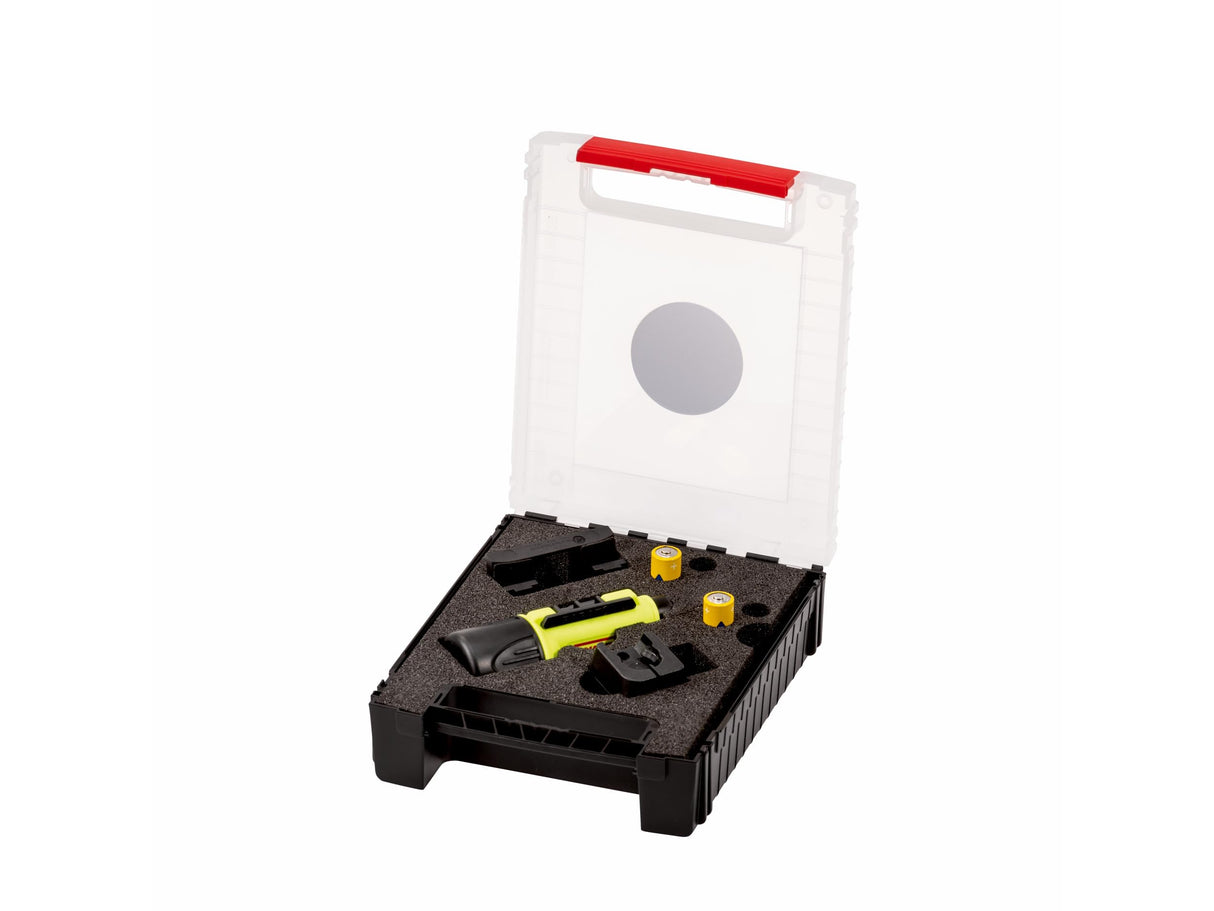 Parat PX1 990882999 Shorty Multibox - Juego de luces para bomberos (80 lúmenes, linterna con soporte y pilas)