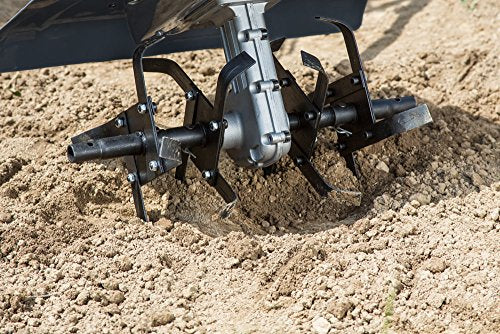 IKRA motoazada eléctrica motocultor cultivador Fem 1500, Ancho útil 17-45cm, Profundidad 23cm, Incluye extirpador Manual