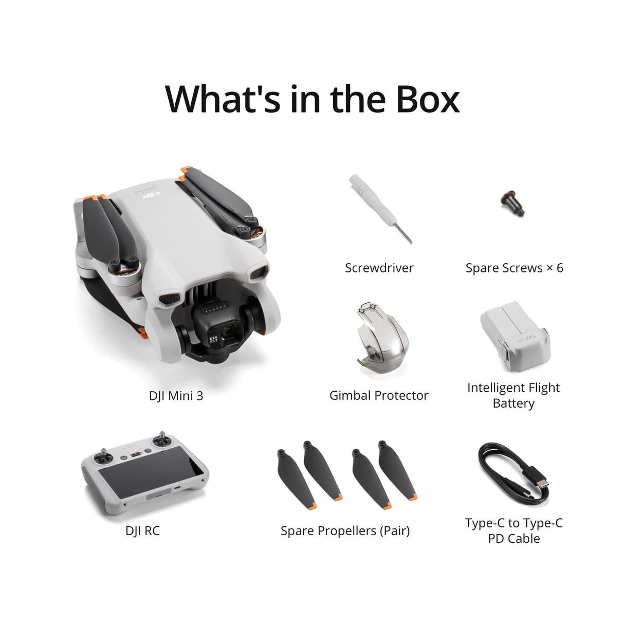 DJI Mini 3 (DJI RC) – Dron Mini con Mando a distancia y cámara, ligero y plegable con vídeo 4K HDR, 38 min de tiempo de vuelo, Grabación vertical y funciones inteligentes