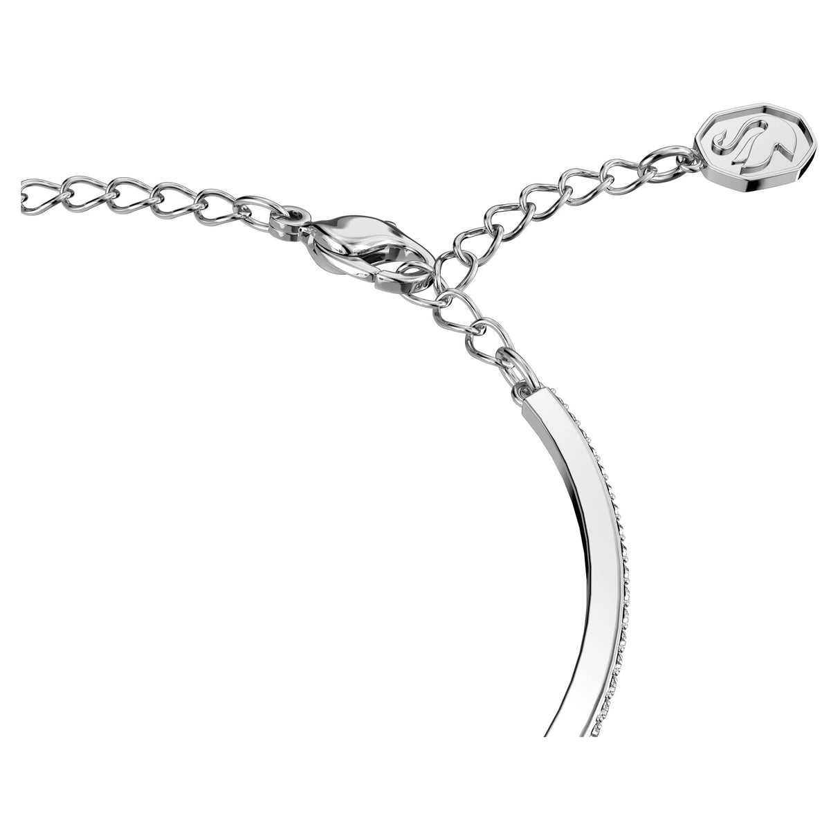 Swarovski Brazalete Millenia para Mujer, con Circonita Azul de Talla Octogonal, Cristales Blancos, en Baño de Rodio, Colección Swarovski Millenia