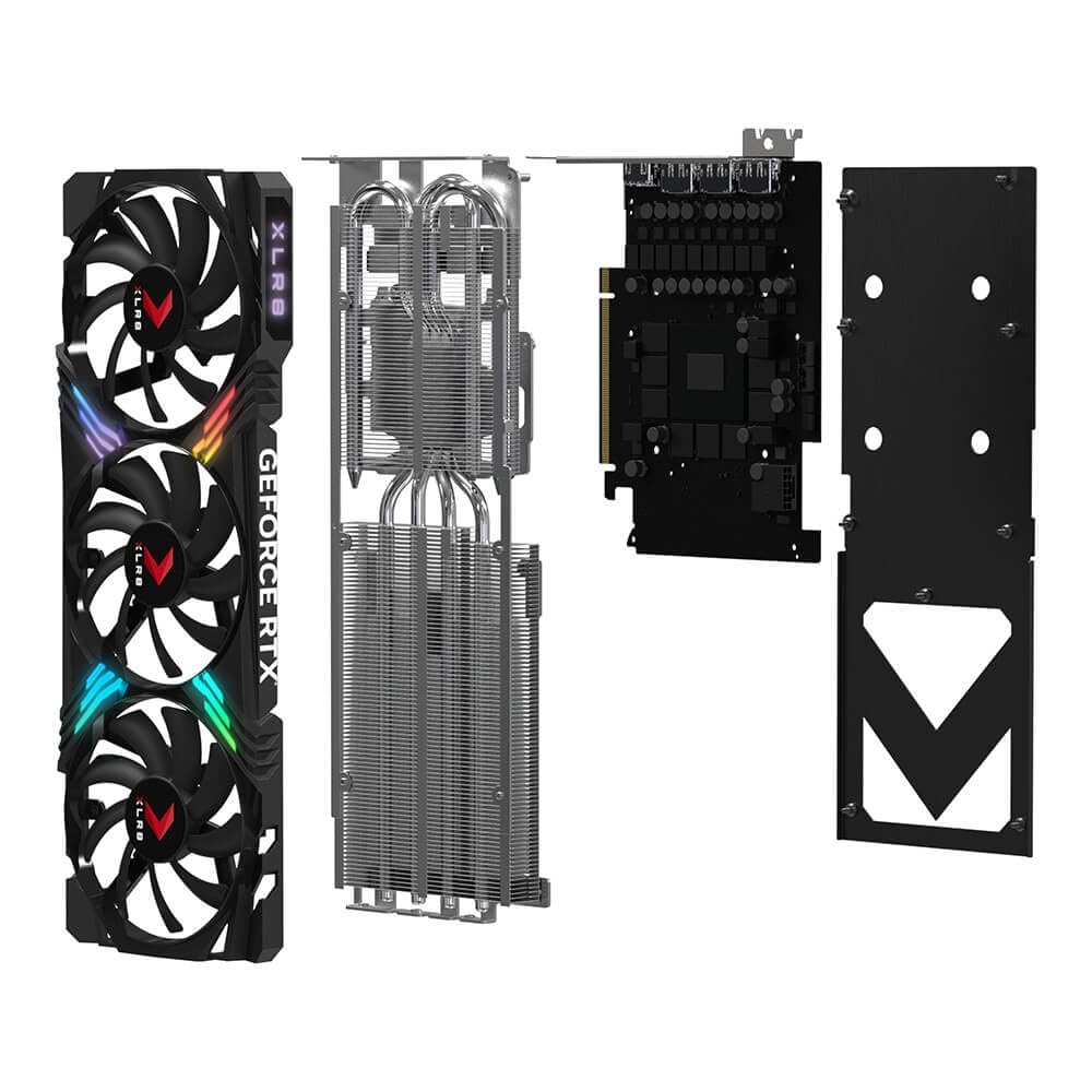 PNY GeForce RTX 4070 Super 12GB XLR8 Gaming Verto Epic-X RGB Overclocked Triple Fan DLSS 3
