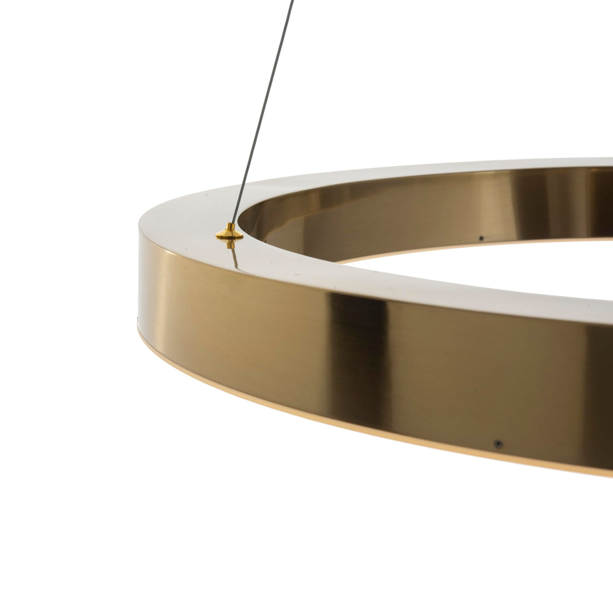 LAMPARA DE TECHO 40X40X150 METAL DORADO
