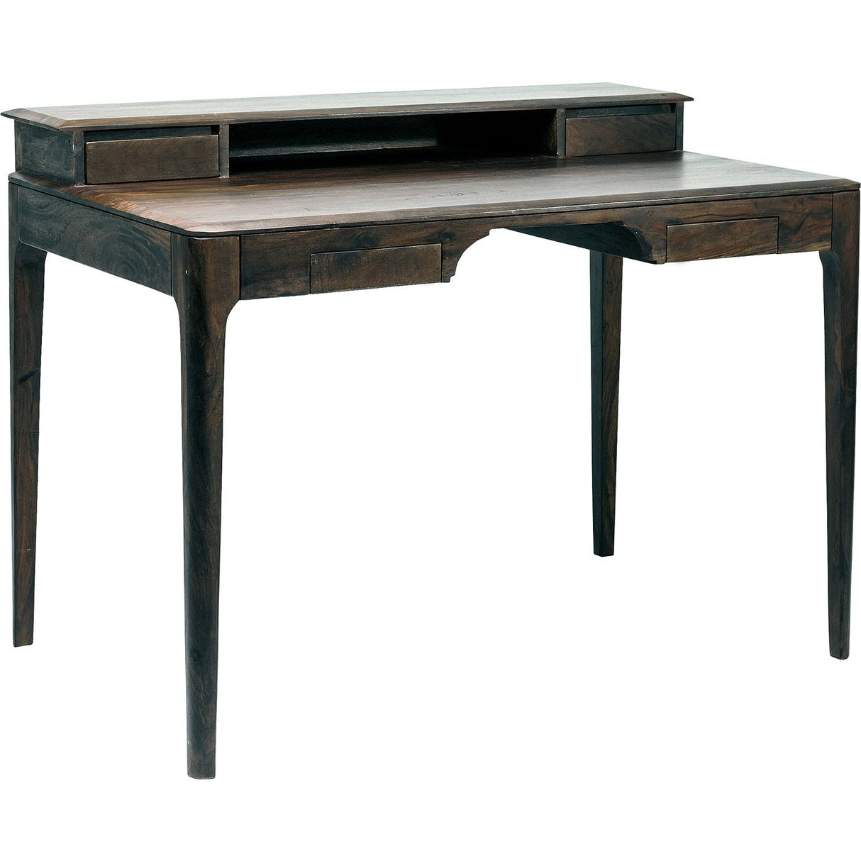 Kare Design Escritorio Brooklyn, nogal, 110x70cm, madera lacada, sala de estar