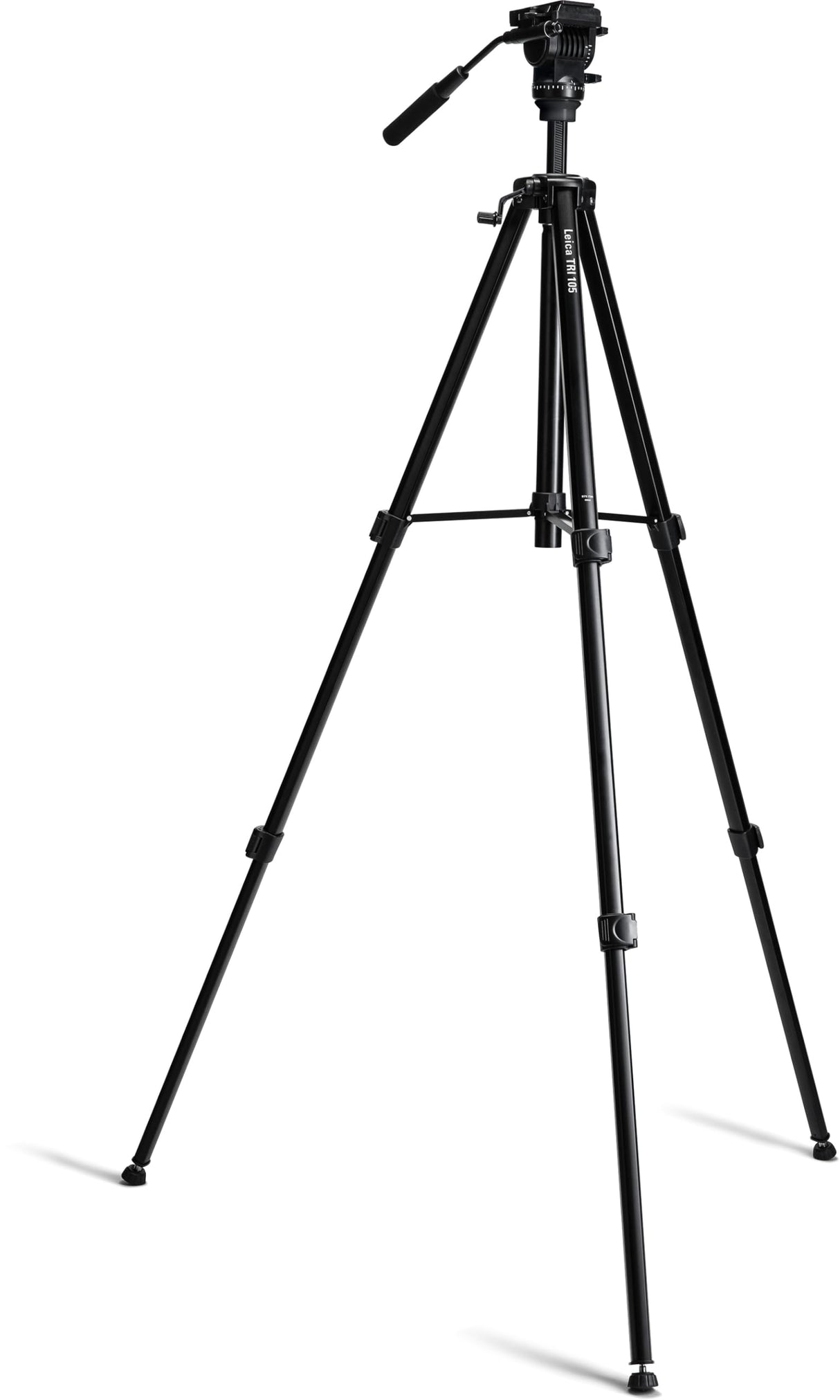 Leica Tri 105 - Trípode de Aluminio con Ajuste de Altura Sencillo y Cabezal de trípode Giratorio (para Todos los Metros láser Leica DISTO y para alineación de taludes con Leica Lino)