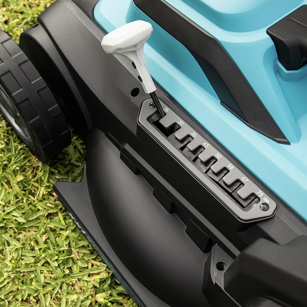 Cecotec Cortacésped de Cable Terrenator 460 Flex Z Auto. 2000W, Ancho de Corte 46cm, Propulsión Automática, Cambio Altura Sistema Z-Tech, 4in1 con Mulching, Ruedas Traseras XL, Tecnología BeltDrive