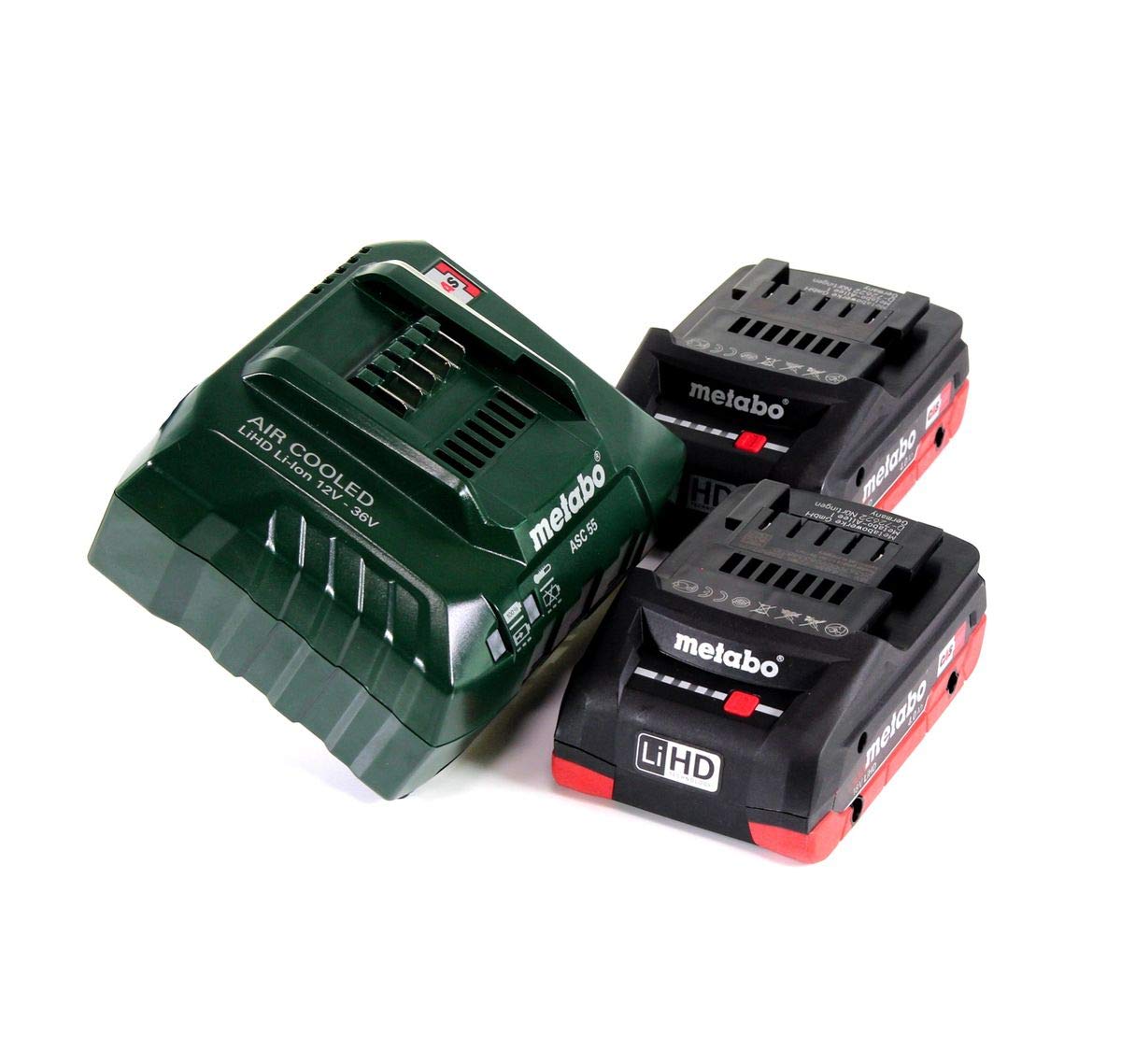 METABO 619002800 - Remachadora a bateria 18V / 2x LiHD 4,0 Ah Li-Ion NP 18 LTX BL 5.0 con maletin MetaLoc