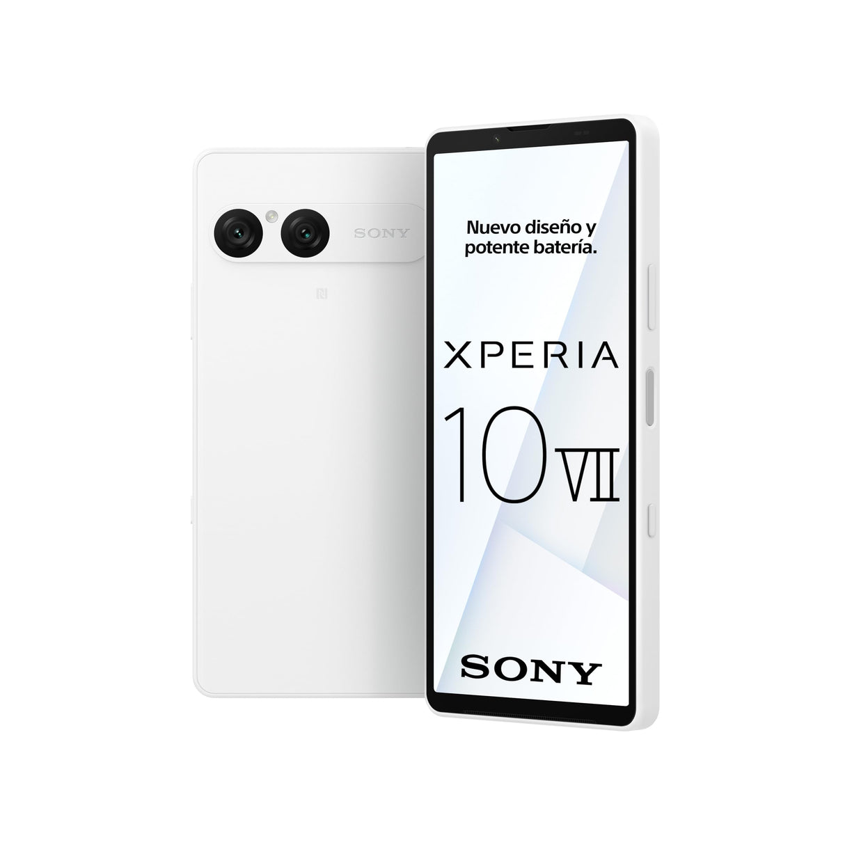 Sony Xperia 10 VII: OLED de 6,1" y 19,5:9 con 120 Hz, batería de 5000 mAh, Objetivo Ultra Gran Angular de 16 mm, Audio de 3,5 mm, Android 15, IP65/68, Doble SIM híbrida, Blanco