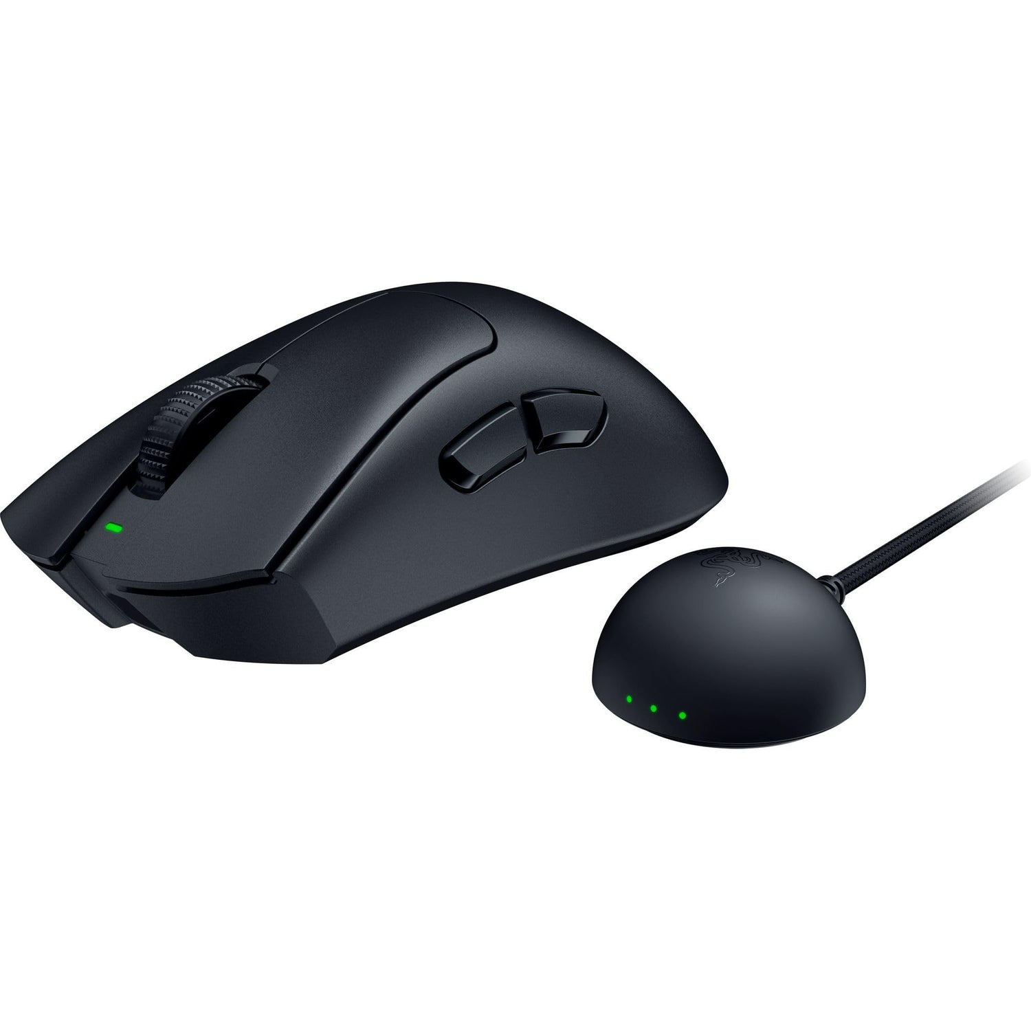 Razer DeathAdder V4 Pro - Ratón para Esports ergonómico inalámbrico y Ultraligero - 56g - 2,4 GHz Hyperspeed - Focus Pro 45K Sensor - 8K Hz Polling - Switches ópticos Gen-4 - PC/Mac | Negro