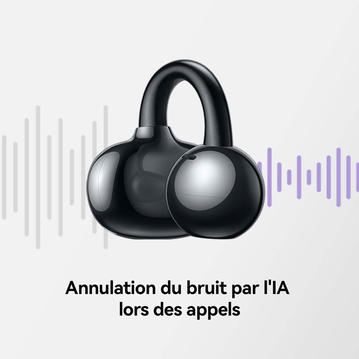 HUAWEI FreeClip,Auriculares Inalámbricos Bluetooth,Clip Innovador,Open-Ear,Gran Duración de Batería,Cancelación de Ruido en Llamadas por IA,Resistencia IP54 al Polvo y a Salpicaduras de Agua,Beige
