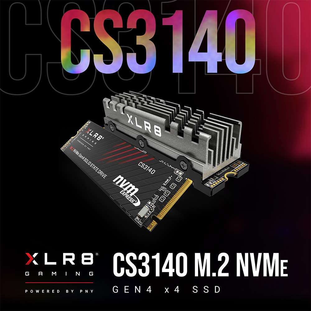 PNY XLR8 CS3030 Unidad de Estado sólido M.2 500 GB PCI Express 3D TLC NVMe - Disco Duro sólido (500 GB, M.2, 3500 MB/s), Negro