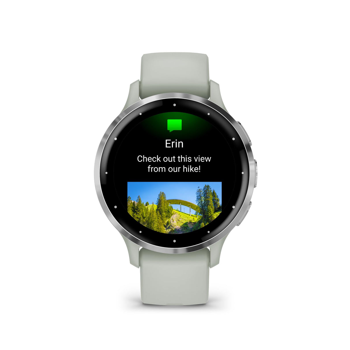 Garmin Venu 3S, Smartwatch Premium con GPS, AMOLED, Funciones avanzadas de Salud y Forma física, más de 30 Aplicaciones Deportivas, 10 días de autonomía, Verde