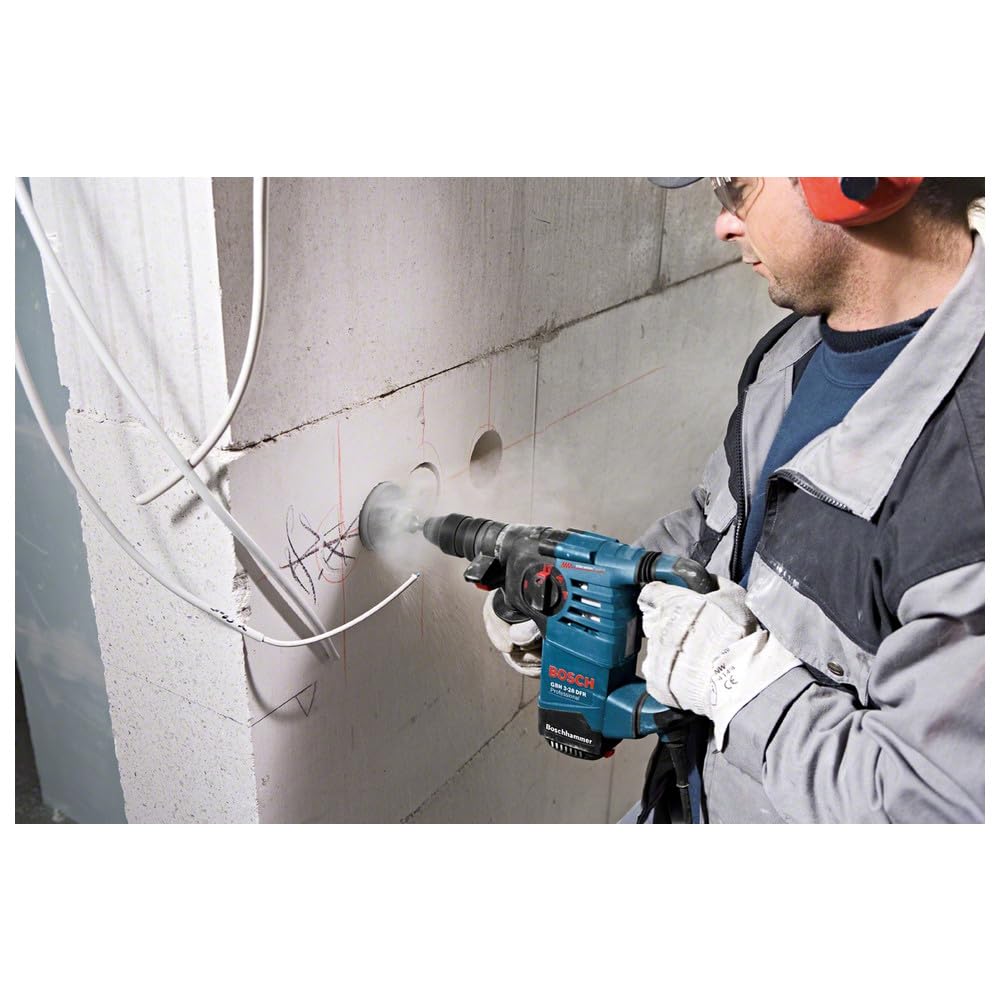 Bosch Professional GBH 3-28 DFR - Martillo perforador (3,1 J, Ø máx. hormigón 28 mm, SDS plus + cilíndrico, en maletín)