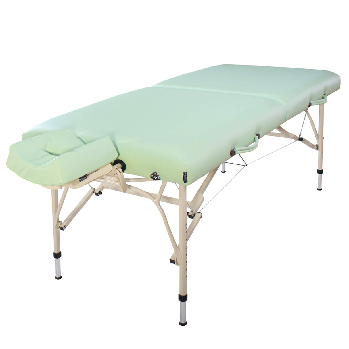 Master Massage Bel Air - Camilla de Masaje (71 cm, Aluminio Ligero), Color Verde