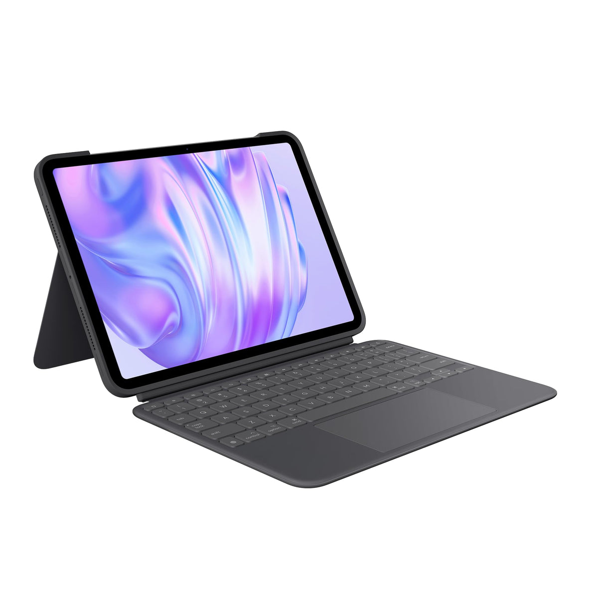 Logitech Combo Touch Funda con Teclado para iPad Pro de 11 Pulgadas (M4)(2024) - Teclado retroiluminado Desmontable con Soporte, Escritura cómoda, Modo Multiuso -QWERTZ