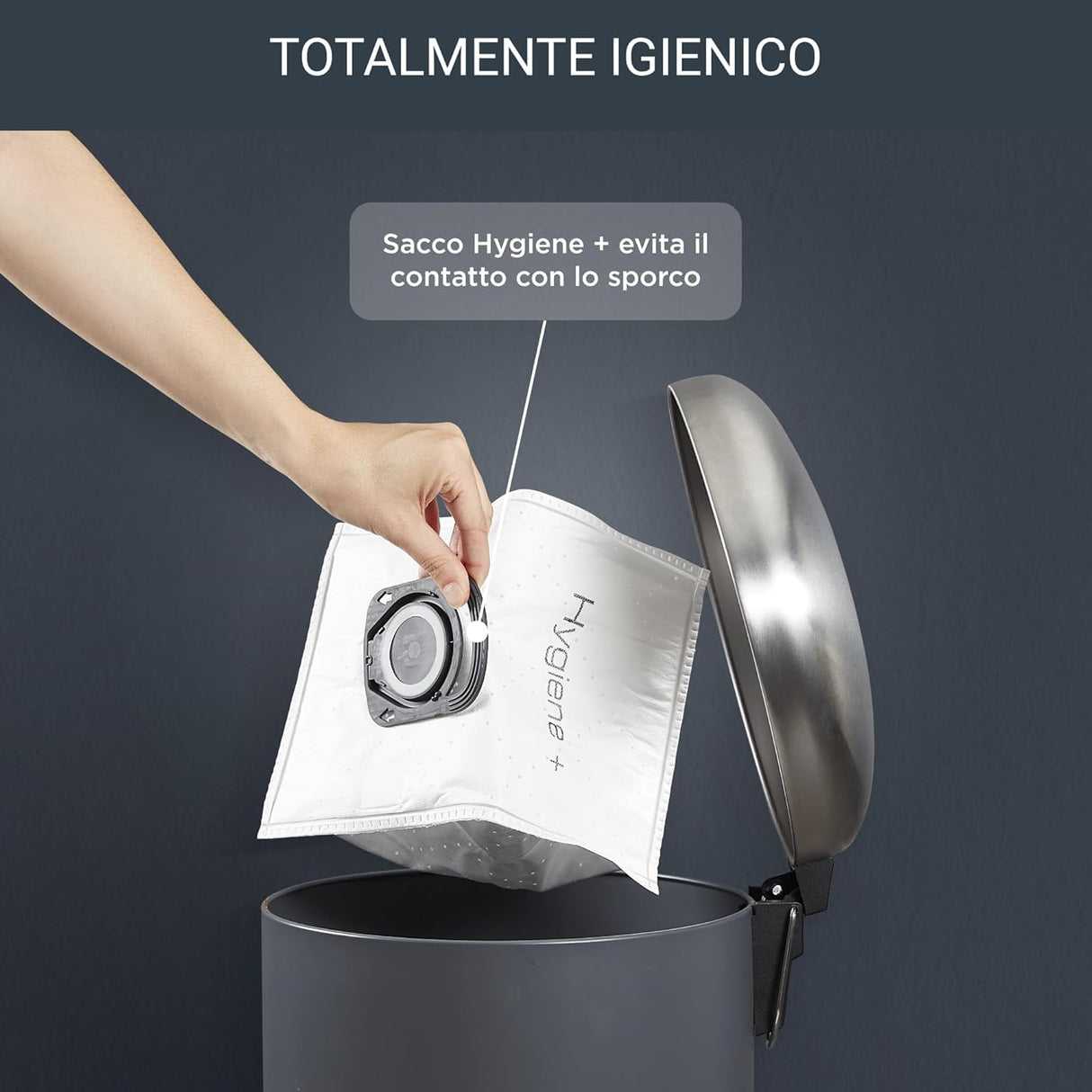 Rowenta Power XXL RO3143EA, aspiradora con bolsa, motor de bajo consumo con máximo de 900 W, capacidad de 4,5 L, kit para parqué, radio de acción de 12 m, filtración, cambio de bolsa higiénico