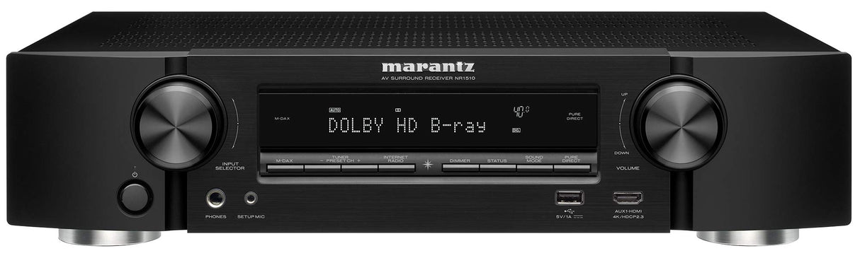 Marantz Professional, Nr1510 - Receptor AV de 5.1 Canales Compacto, Color Negro