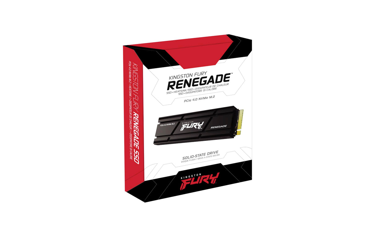 Kingston FURY Renegade 2000G PCIe 4.0 NVMe SSD W/Disipador térmico, Para jugadores, entusiastas y superusuarios - SFYRDK/2000G