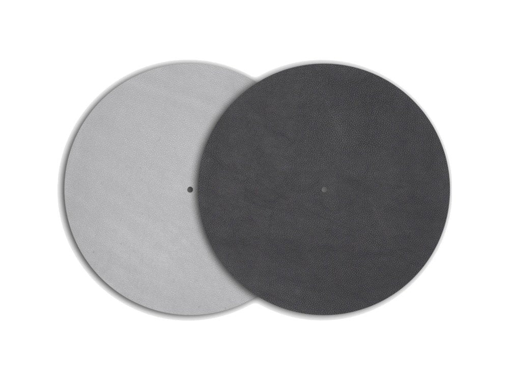 Pro-Ject estera cojín giradiscos/slipmat estera de cuero gris (gris)