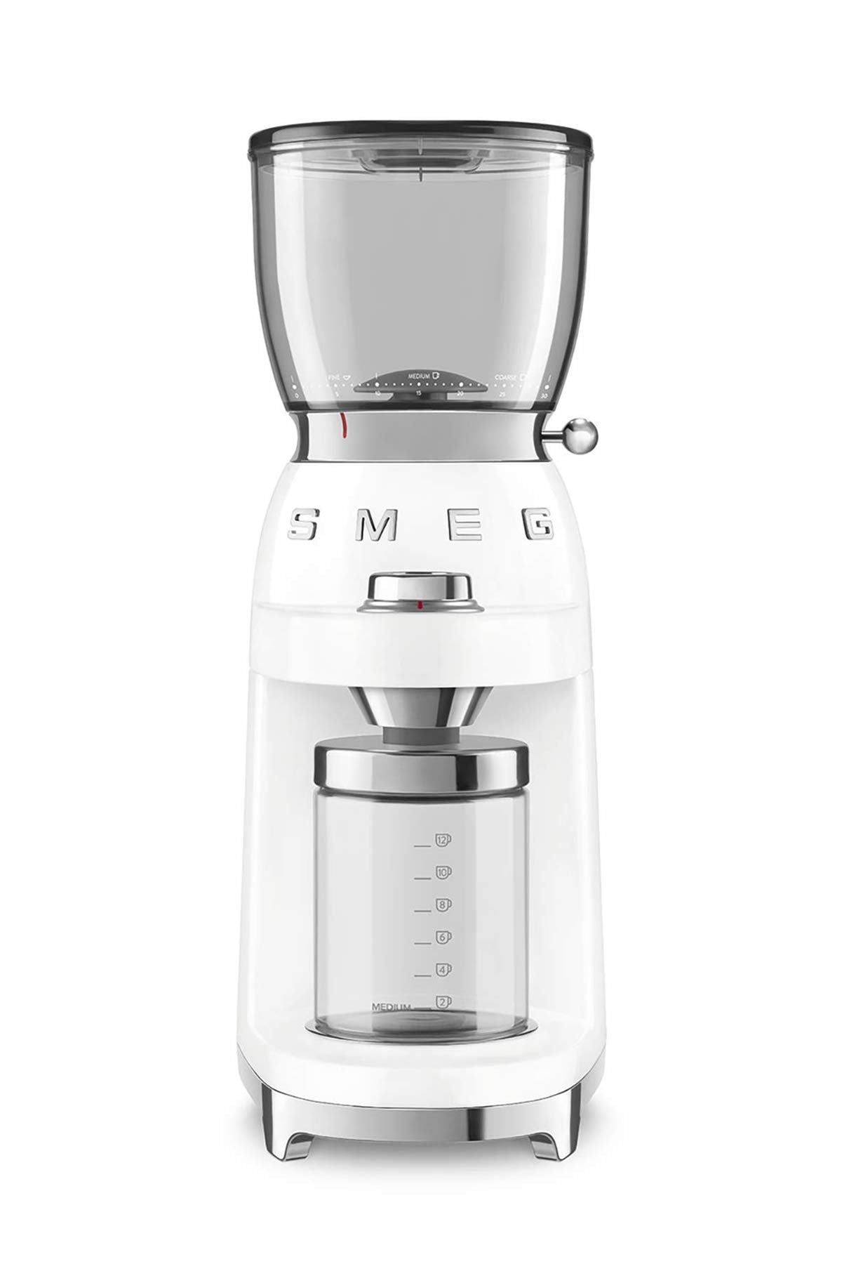 Smeg CGF01WHEU Coffee Grinder, White
