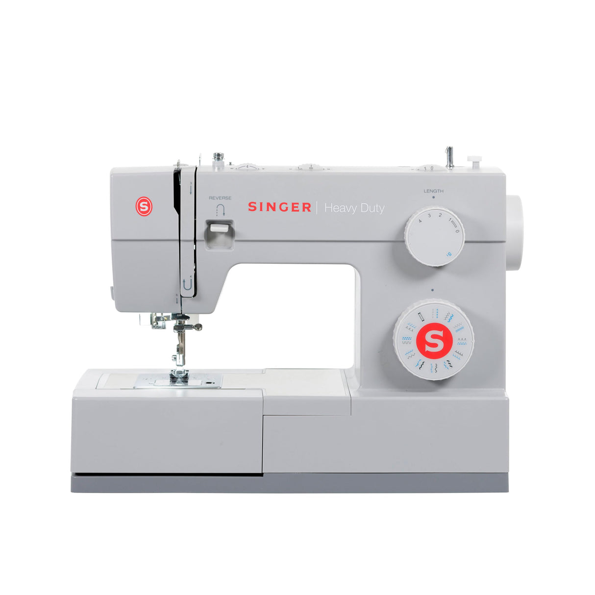 Singer Heavy Duty 4423 Maquina de Coser Mecanica - 23 Puntadas, Motor Mejorado, Enhebrado Automático, Accesorios Incluidos, Placa de Refuerzo de Acero, Maquina De Coser Profesional