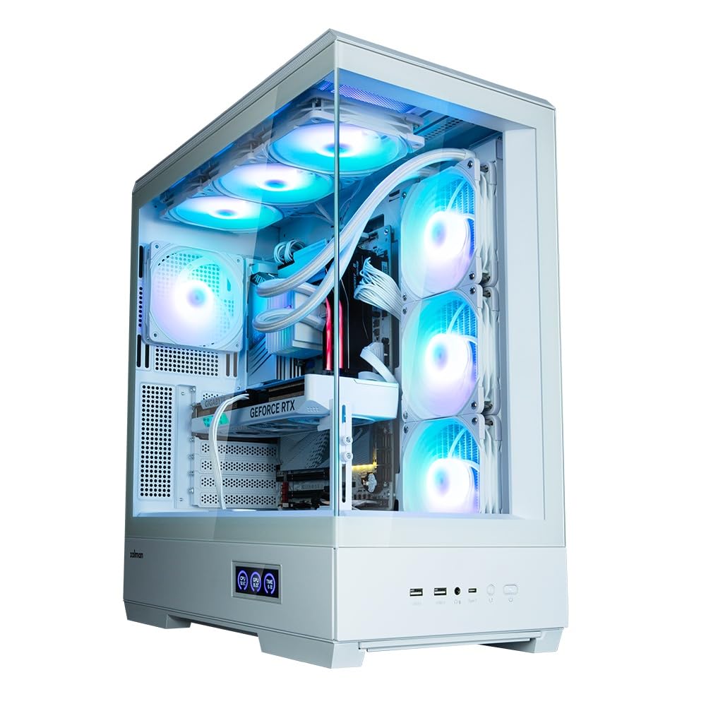 Caja panorámica para PC Zalman P50 DS (Blanco)