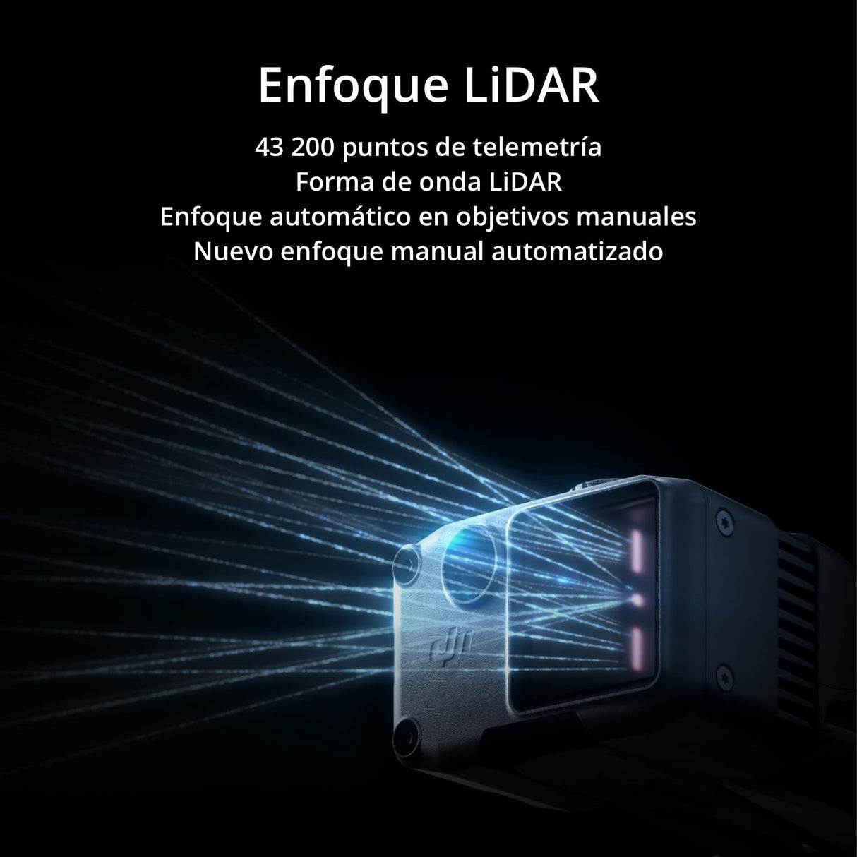 DJI Ronin 4D 6K - Estabilización activa en 4 ejes como una dolly; enfoque LiDAR preciso e intuitivo - Negro