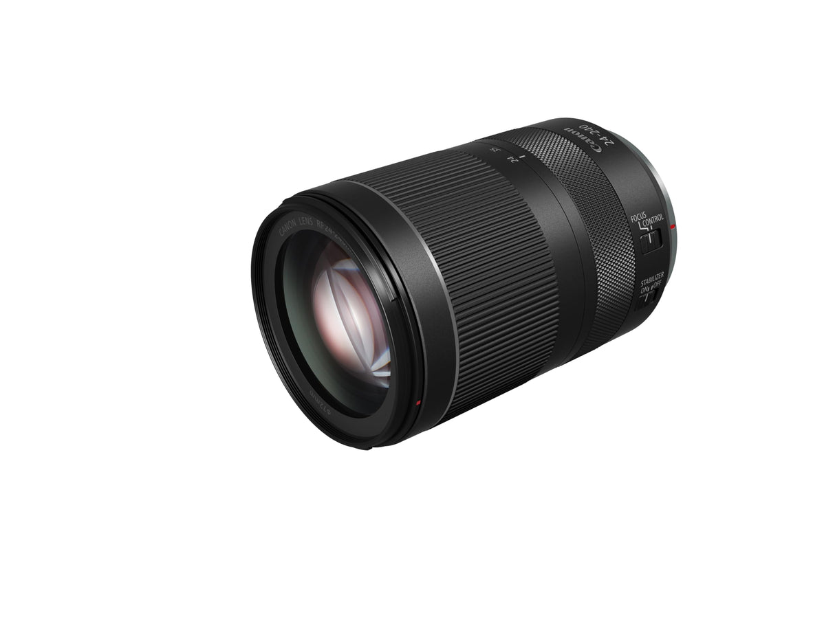 Canon RF 24-240mm f/4-6.3 IS Nano USM - Objetivo para cámara (Longitud Focal de 24 a 240 mm, Enfoque Nano USM, estabilizador de Imagen de 5 Pasos) Negro