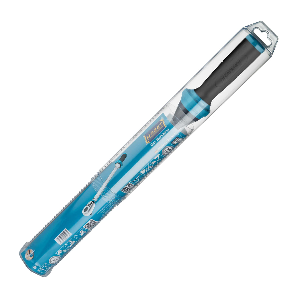 HAZET Llave dinamométrica 6290-1CT I 5-60 Nm I Precisión: ± 2 % I Salida: cuadrada